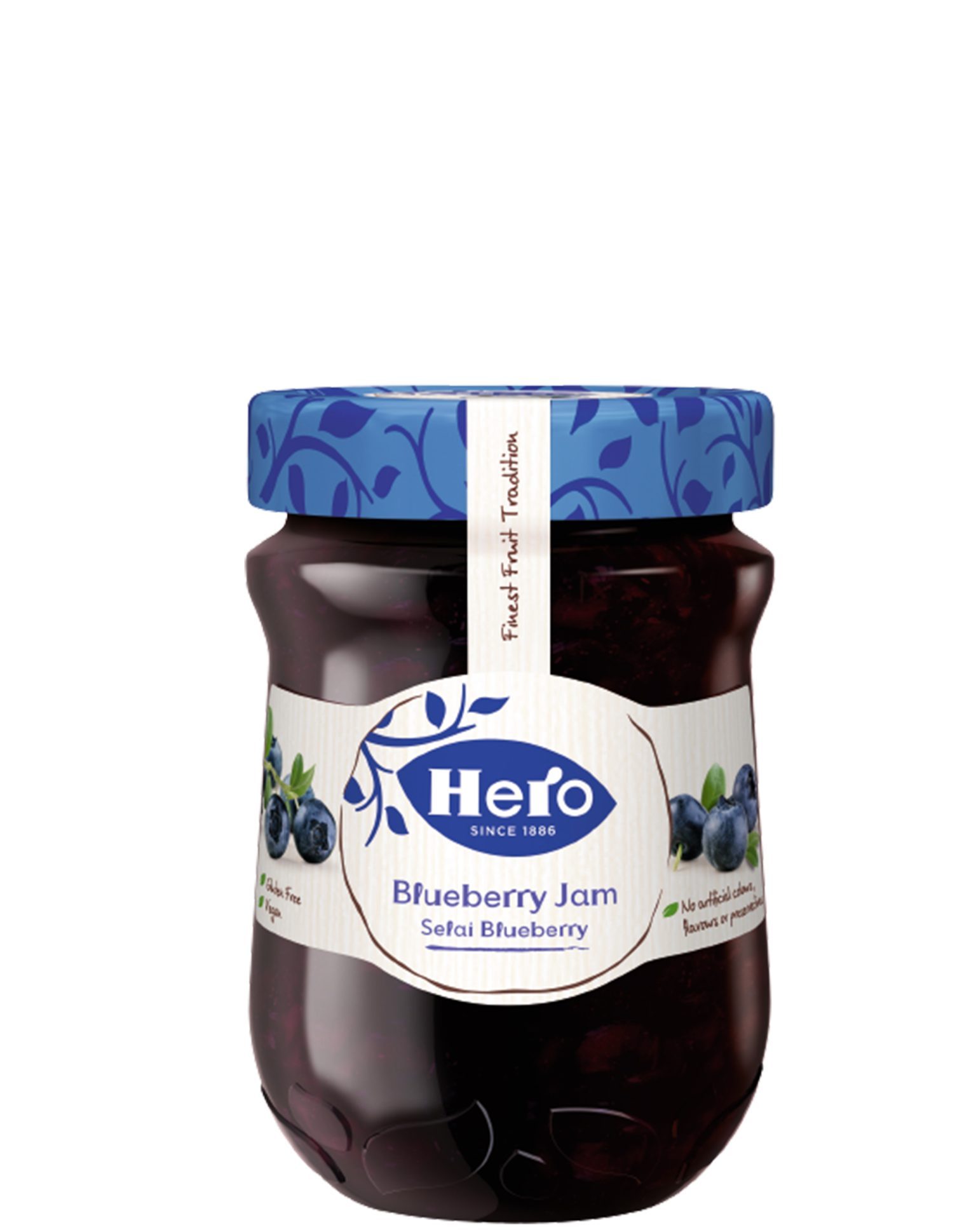 Hero Jam Blueberry 340 g main image