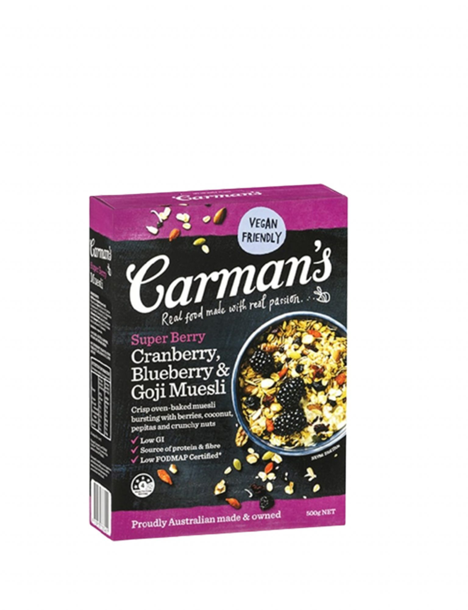 Carman's Cranberry,Blueberry & Goji Muesli main image