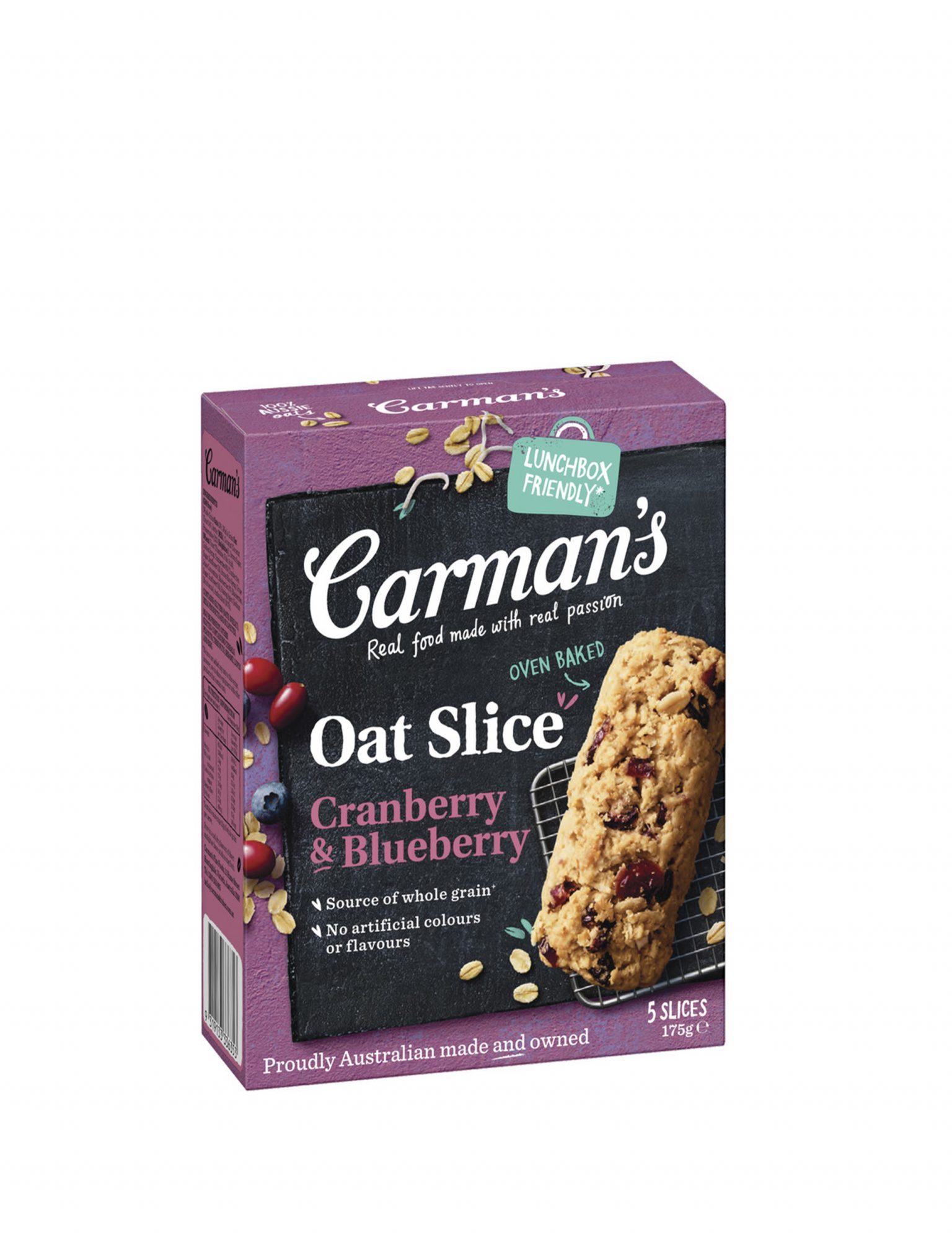 Carman's Oat Slice Cranberry & Blueberry-image