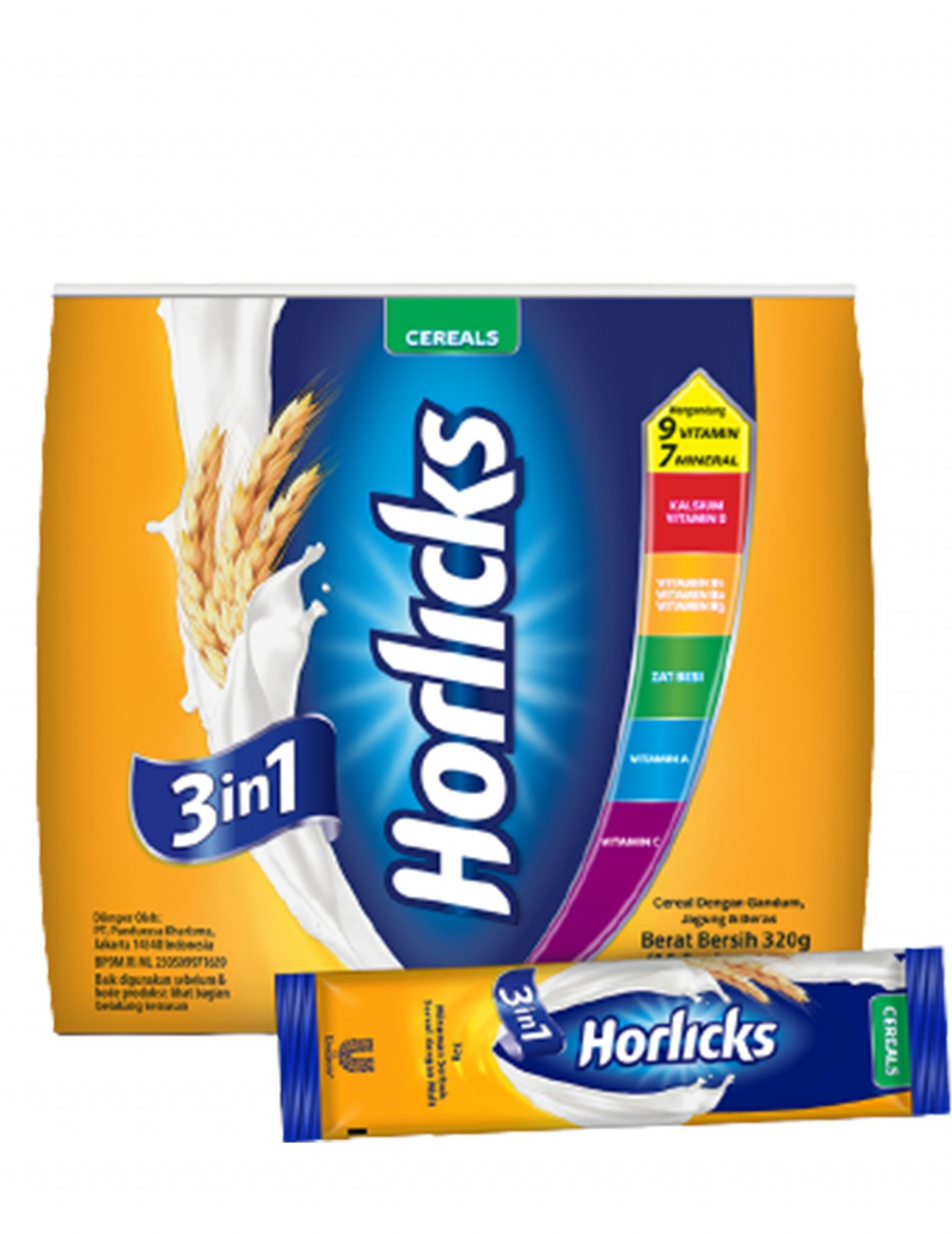Horlicks Cereal 3 in 1 320g-image