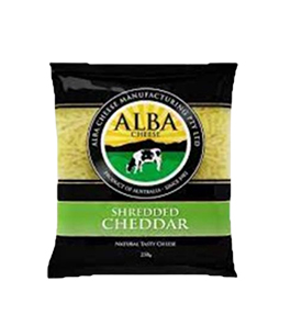 ALBA Shredded Cheddar 250g-image
