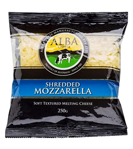 ALBA Shredded Mozzarella 250g-image