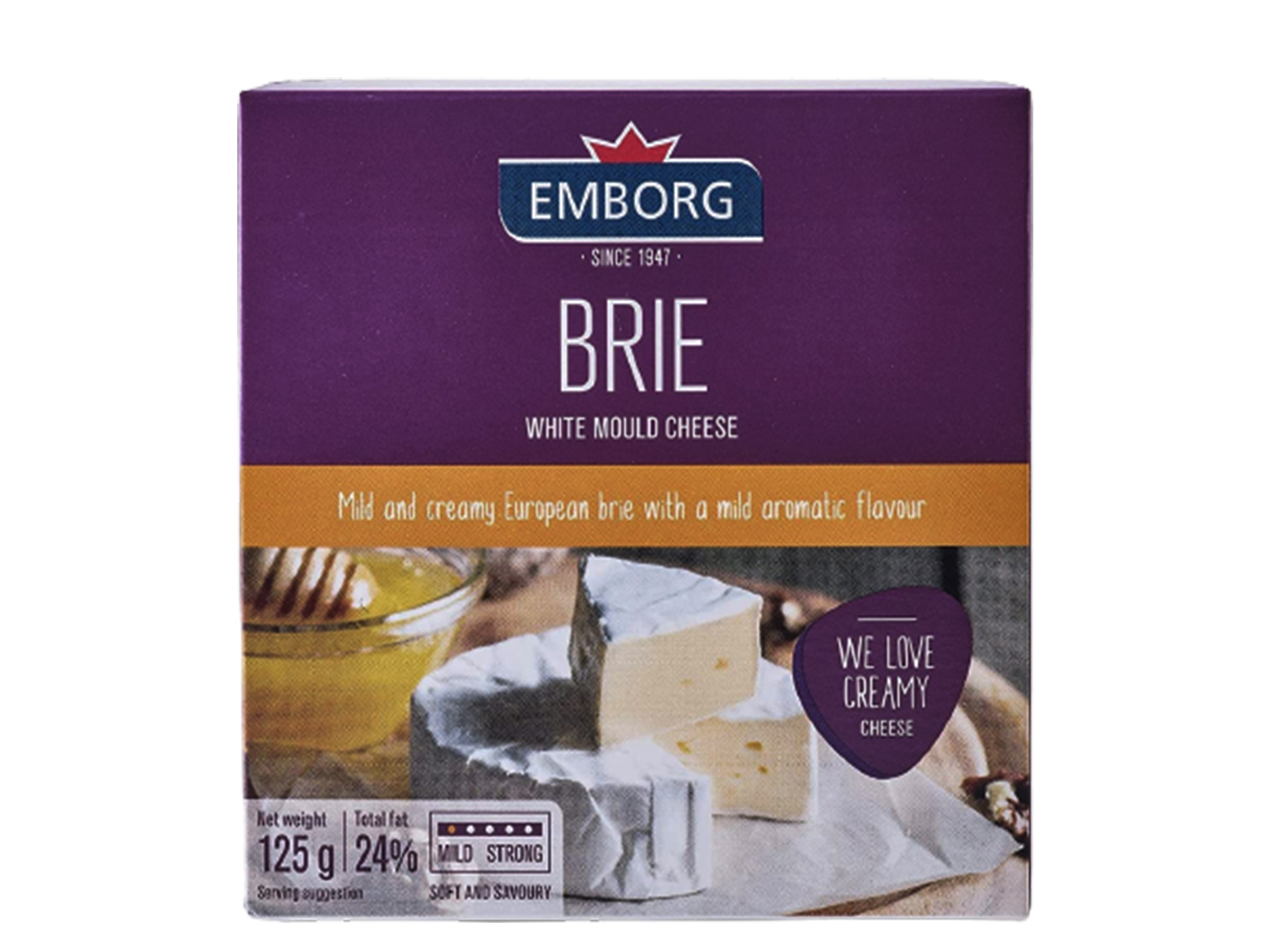 Emborg Brie Cheese 125g-image