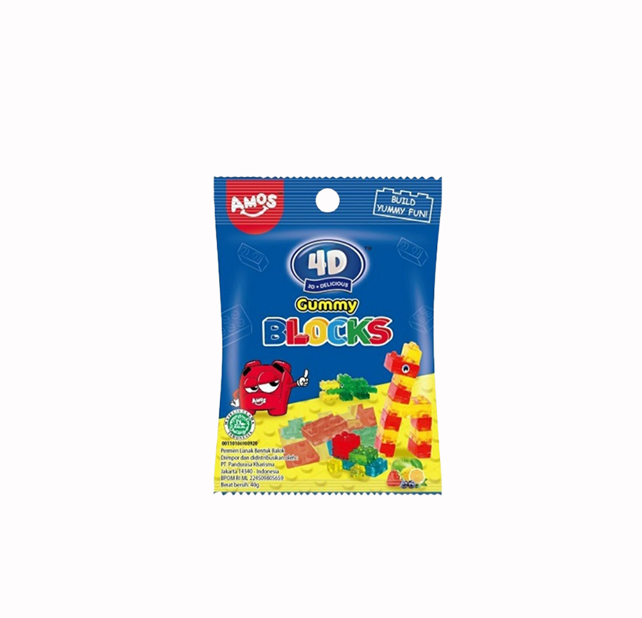 4D Gummy Blocks 40g-image
