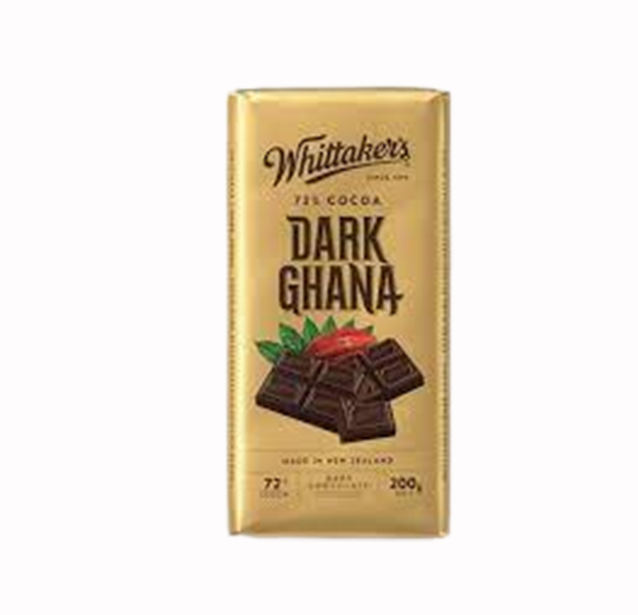 Whittaker's Dark Ghana Block 200gr-image