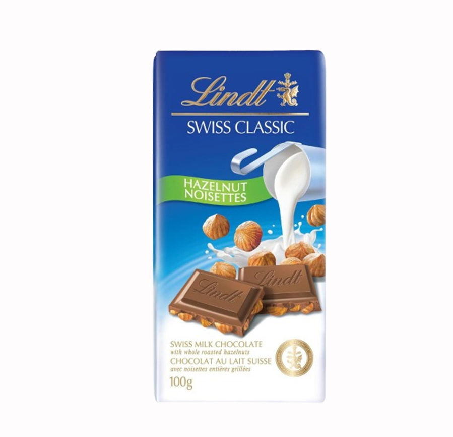 LINDT Milk Hazelnut 100g-image