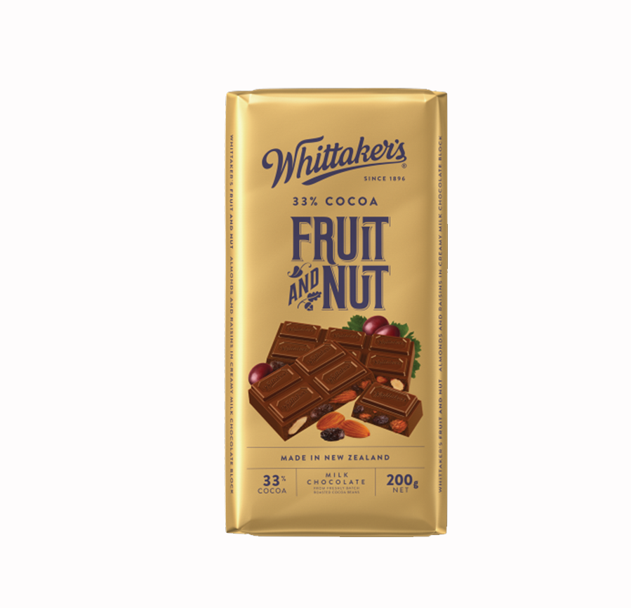 Whittaker's Fruit & Nut Block 200gr-image